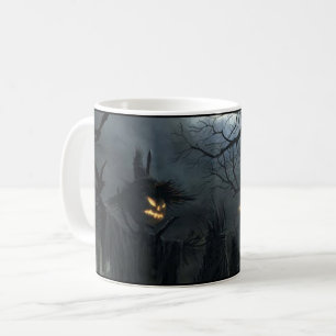 Halloween Scarecrow Spooky Scary Haunted October Coffee Mug