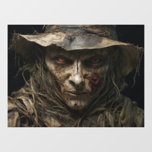 Halloween Scarecrow Window Cling