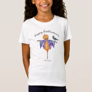 Halloween Scarecrow with Pumpkin T-Shirt