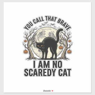 Halloween Scaredy Cat Vintage Engraving Shirt Desi