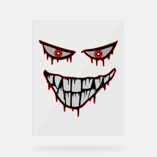 Halloween - Scary Acrylic Sign