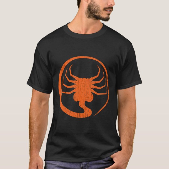 Halloween Scary Alien Facehugger Horror Pumpkin La T-Shirt (Front)
