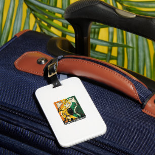 Halloween Scary Black Owl Ghosts Graveyard_1 Luggage Tag