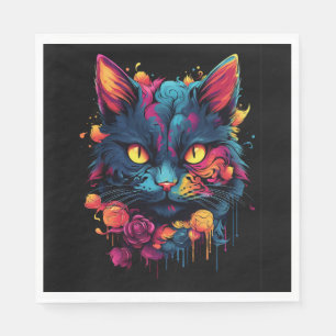 Halloween/Scary Cat/Day of the Dead Napkin