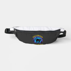 Halloween Scary Cat Lady Black Cat Bum Bags
