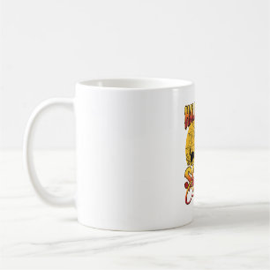 Halloween Scary Cat Lady Witch Spider Web Coffee Mug