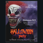 Halloween Scary Clown Flyer<br><div class="desc">Available in different products.  Feel free to contact me if you want it in other products.</div>