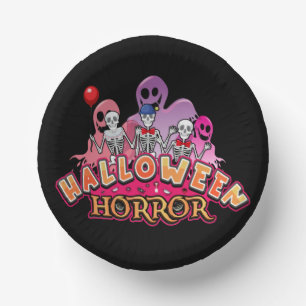 Halloween Scary Clowns Horror   Paper Plate