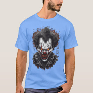 Halloween Scary Evil Clown Horror retro T-Shirt