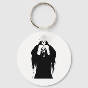 Halloween Scary Face Horror Poster  Key Ring