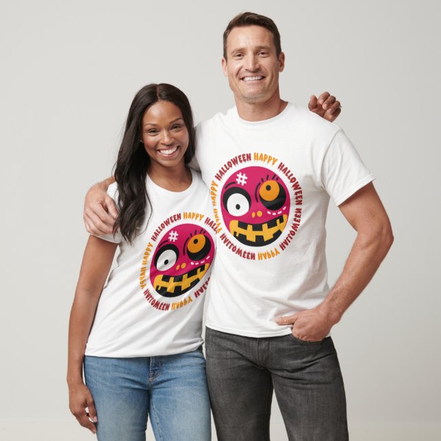 Halloween Scary Face T-Shirt (Unisex)