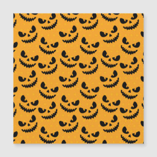 Halloween: scary faces, vintage style.