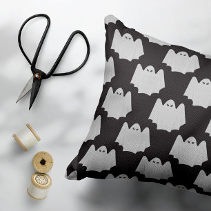 Halloween, Scary Ghost, Trick Or Treat, Boo Decorative Cushion