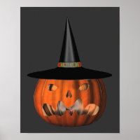 Halloween Scary Jack O Lantern Pumpkin
