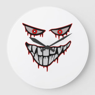Halloween - Scary Large Clock