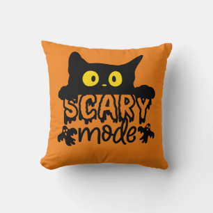 Halloween Scary Mode Scared Cat Cushion