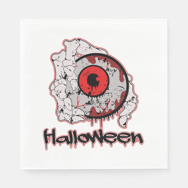Halloween - Scary    Napkin (Front)
