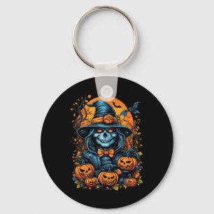 Halloween Scary Night Halloween Costume Key Ring