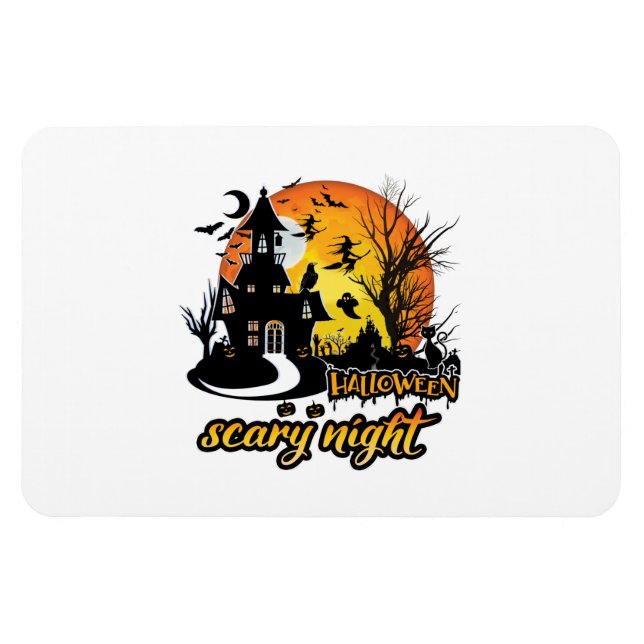 Halloween Scary Night Magnet (Horizontal)