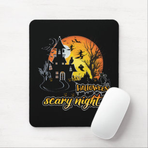Halloween Scary Night Mouse Mat