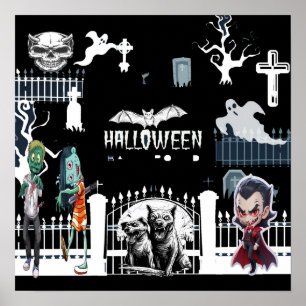 Halloween Scary Night Poster