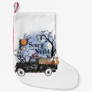 Halloween Scary Night Small Christmas Stocking