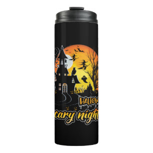 Halloween Scary Night Thermal Tumbler