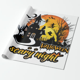 Halloween Scary Night Wrapping Paper