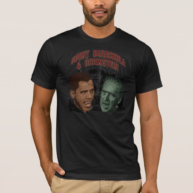 Halloween Scary Obama T-Shirt (Front)