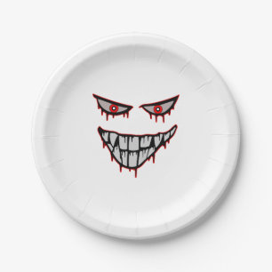 Halloween - Scary Paper Plate
