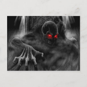 Halloween Scary Postcard