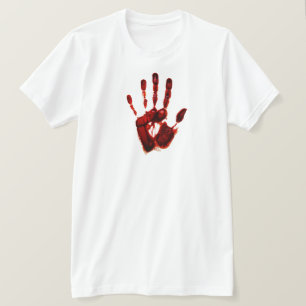Halloween Scary Red Hand (Style No. 2) T-Shirt