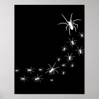 Halloween Scary Spider | Spider Lover Gift Idea Poster