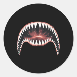 Halloween Scary Spooky Face Costume Classic Round Sticker