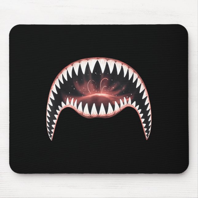 Halloween Scary Spooky Face Costume Mouse Mat (Front)