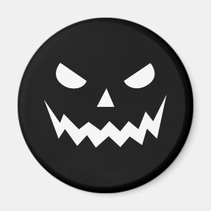 Halloween Scary Spooky Jack O Lantern Pumpkin Face Magnet
