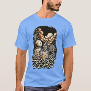 Halloween scary Spooky Season Horror Halloween Aut T-Shirt