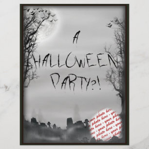 Halloween Scene Photo Frame