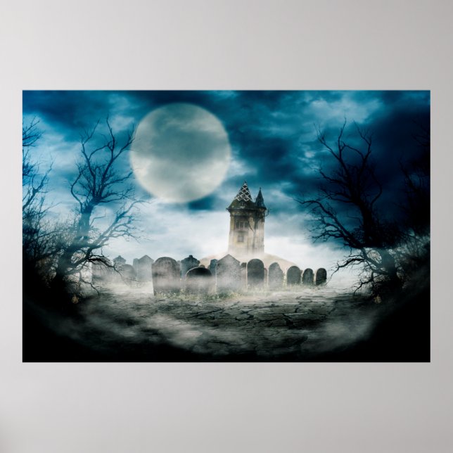 Halloween scene poster (Front)