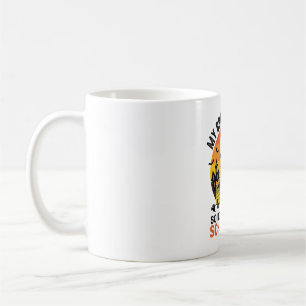 Halloween School Bus Witch Vintage Teacher Design_ Coffee Mug