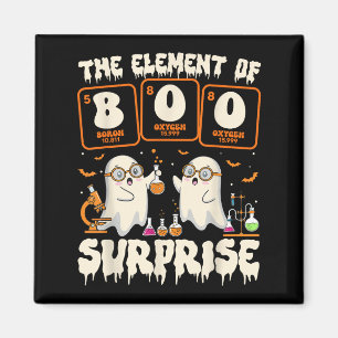 Halloween Science Ghost Teacher The Element Of Sur Magnet