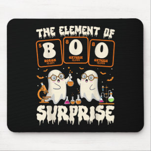 Halloween Science Ghost Teacher The Element Of Sur Mouse Mat