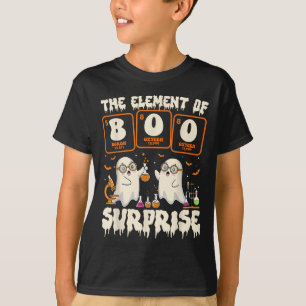 Halloween Science Ghost Teacher The Element Of Sur T-Shirt