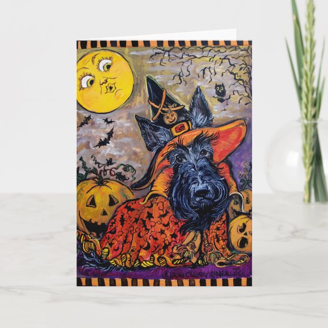 Halloween Scottie Card (Front)