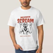 Halloween Scream white
