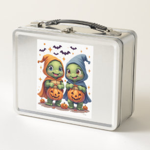 Halloween Sea Turtle Ghost Turtles T-Shirt Metal Lunch Box