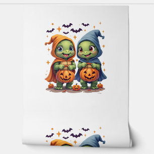 Halloween Sea Turtle Ghost Turtles T-Shirt Wallpaper