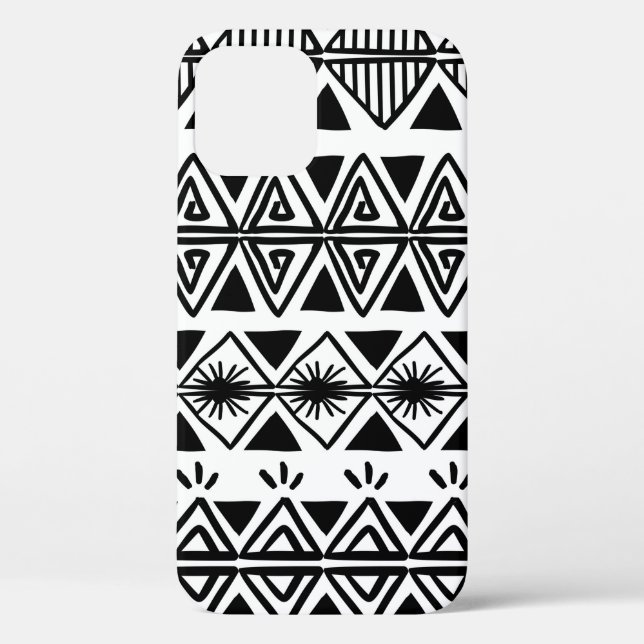 Halloween seamless pattern with flowers,pumpkins a Case-Mate iPhone case (Back)