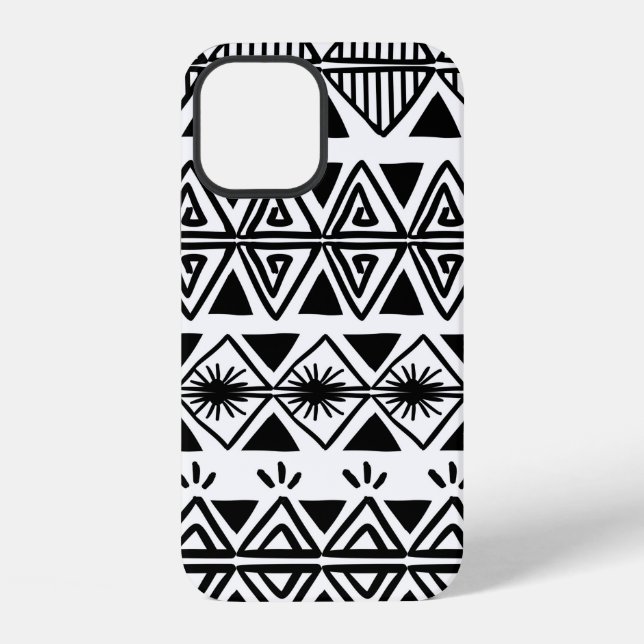 Halloween seamless pattern with flowers,pumpkins a iPhone case (Back)