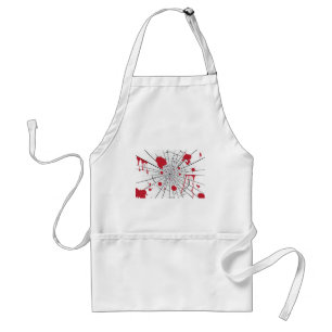 halloween shattered glass standard apron